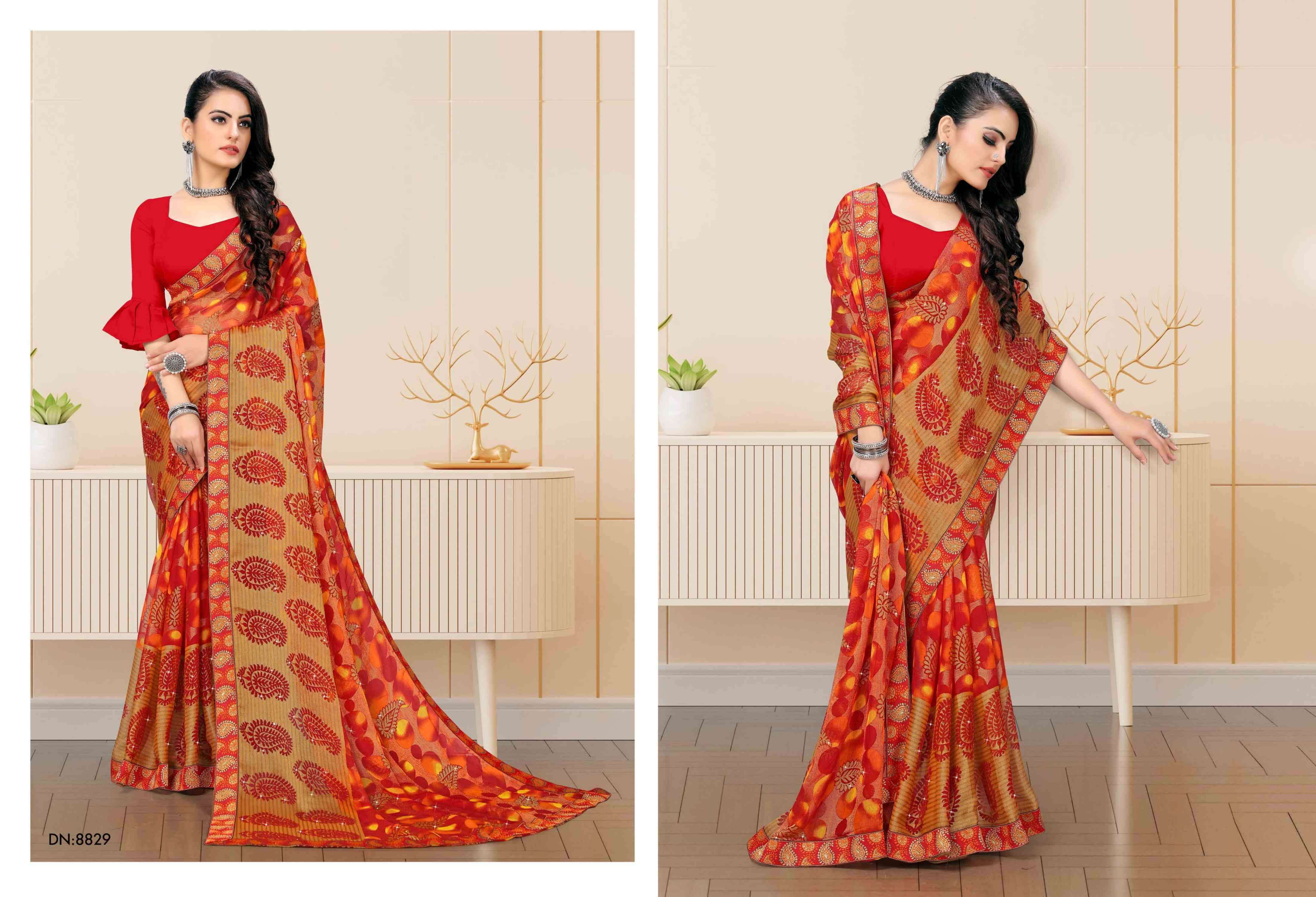 NEELKANTH VOL-3 BY BARGAD INDIAN TRADITIONAL WEAR COLLECTION BEAUTIFUL STYLISH FANCY COLORFUL PARTY WEAR & OCCASIONAL WEAR BRASSO SAREES AT WHOLESALE PRICE