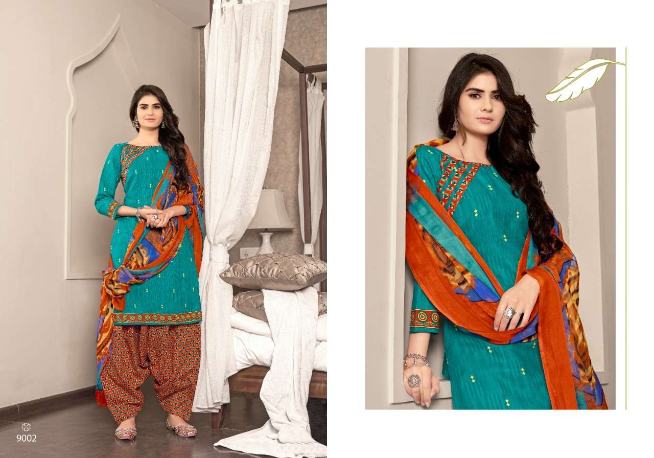 NON STOP VOL-49 BY SWEETY FASHION 9001 TO 9012 SERIES BEAUTIFUL SUITS COLORFUL STYLISH FANCY CASUAL WEAR & ETHNIC WEAR SOFT COTTON PRINT DRESSES AT WHOLESALE PRICE