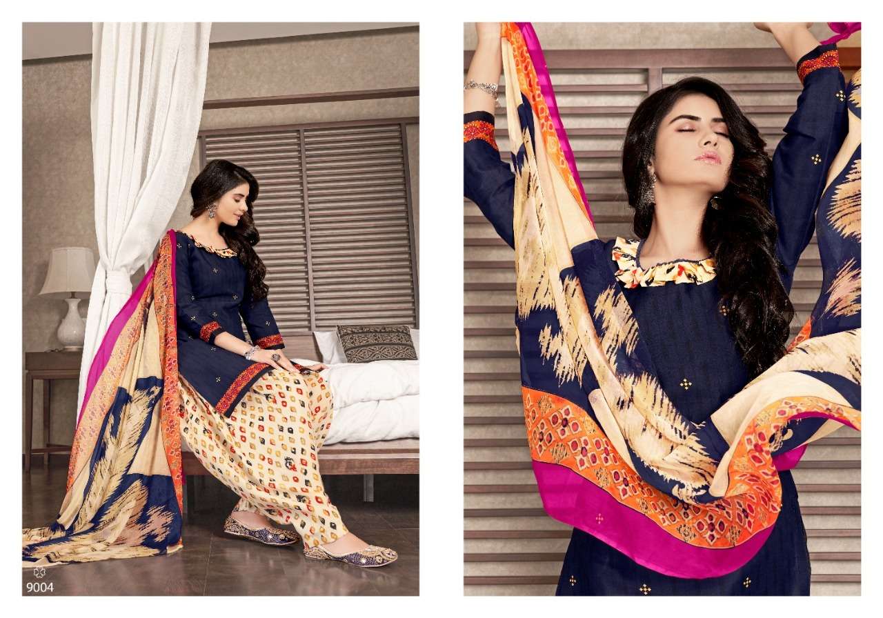 NON STOP VOL-49 BY SWEETY FASHION 9001 TO 9012 SERIES BEAUTIFUL SUITS COLORFUL STYLISH FANCY CASUAL WEAR & ETHNIC WEAR SOFT COTTON PRINT DRESSES AT WHOLESALE PRICE
