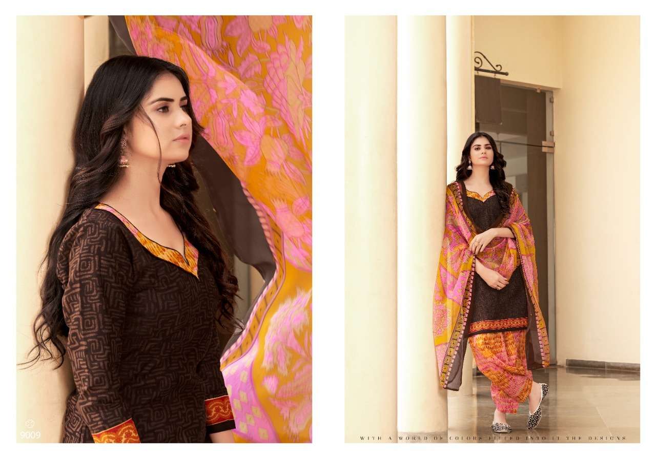 NON STOP VOL-49 BY SWEETY FASHION 9001 TO 9012 SERIES BEAUTIFUL SUITS COLORFUL STYLISH FANCY CASUAL WEAR & ETHNIC WEAR SOFT COTTON PRINT DRESSES AT WHOLESALE PRICE