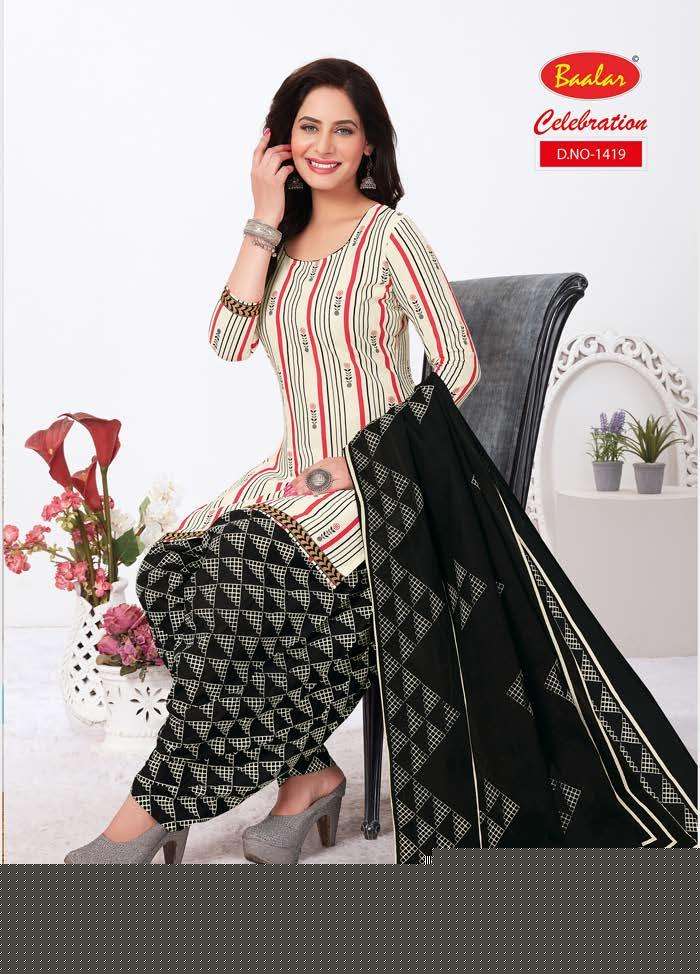 CELEBRATION REMIX VOL-3 BY BAALAR BEAUTIFUL STYLISH SUITS FANCY COLORFUL CASUAL WEAR & ETHNIC WEAR & READY TO WEAR PURE COTTON PRINTED DRESSES AT WHOLESALE PRICE