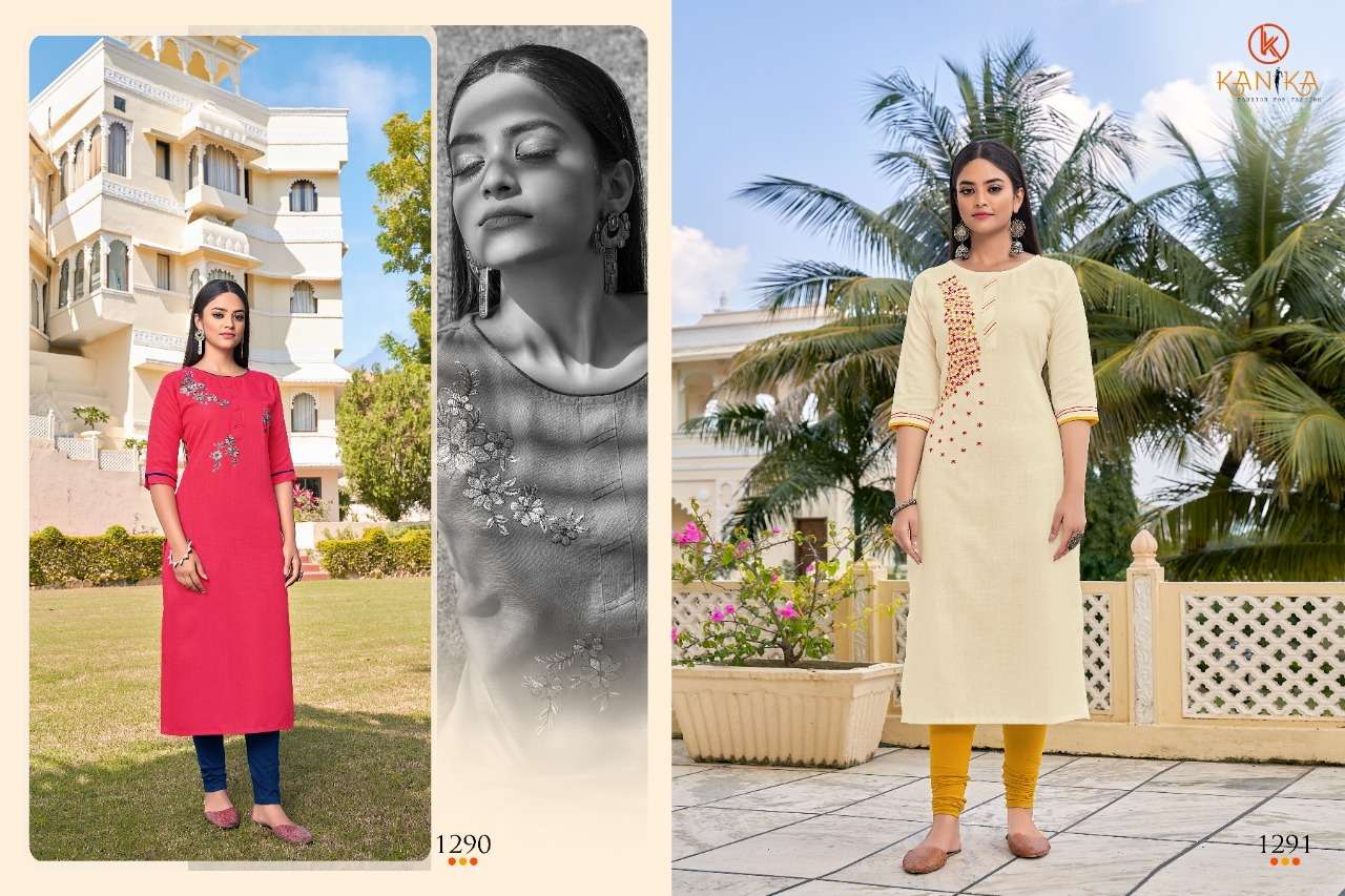 ADITI VOL-11 BY KANIKA 1283 TO 1292 SERIES DESIGNER STYLISH FANCY COLORFUL BEAUTIFUL PARTY WEAR & ETHNIC WEAR COLLECTION RUBY SILK EMBROIDERED KURTIS AT WHOLESALE PRICE