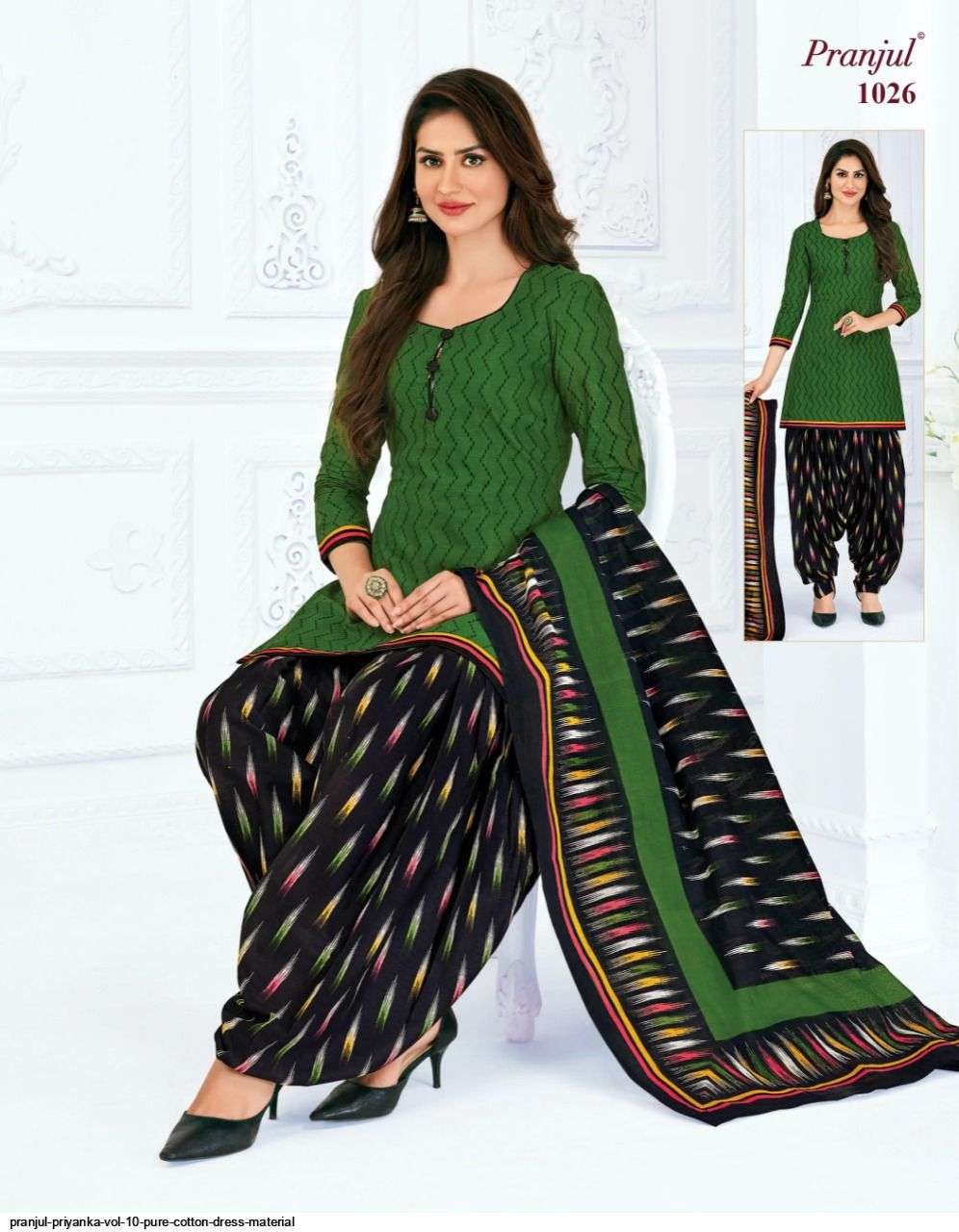 PRIYANKA VOL-10 BY PRANJUL 1001 TO 1040 SERIES BEAUTIFUL SUITS STYLISH FANCY COLORFUL CASUAL WEAR & ETHNIC WEAR PURE COTTON PRINTED DRESSES AT WHOLESALE PRICE