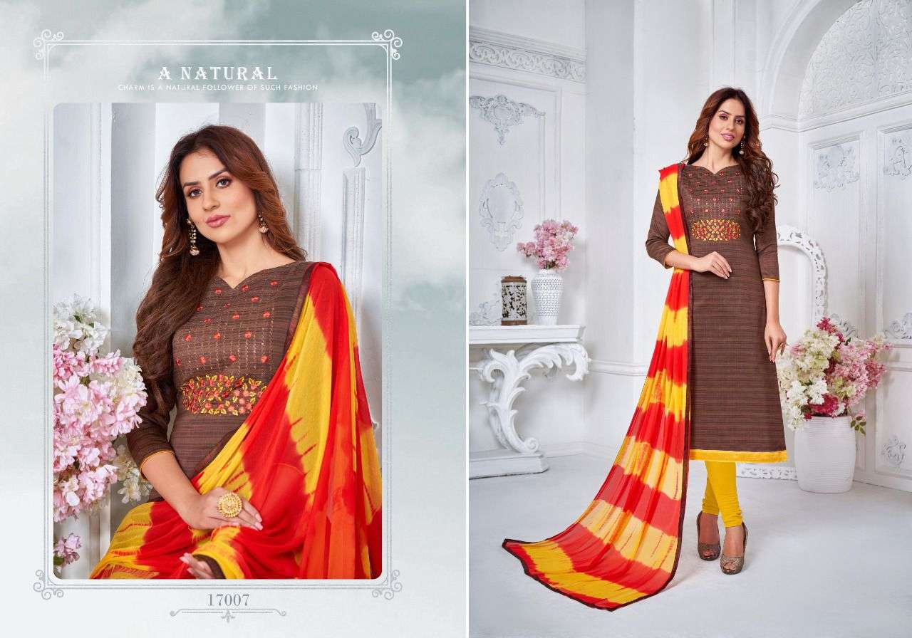 AUTOGRAPH VOL-17 BY SHAGUN LIFESTYLE 17001 TO 17012 SERIES BEAUTIFUL STYLISH SHARARA SUITS FANCY COLORFUL CASUAL WEAR & ETHNIC WEAR & READY TO WEAR SLUB WITH WORK DRESSES AT WHOLESALE PRICE