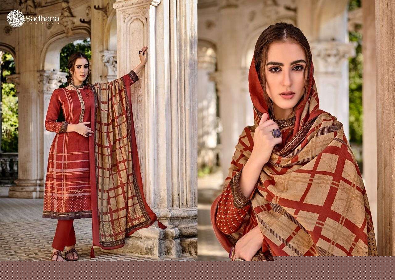 SAFIYAH BY SADHANA FASHION 10079 TO 10088 SERIES BEAUTIFUL STYLISH SHARARA SUITS FANCY COLORFUL CASUAL WEAR & ETHNIC WEAR & READY TO WEAR PURE PASHMINA PRINTED DRESSES AT WHOLESALE PRICE
