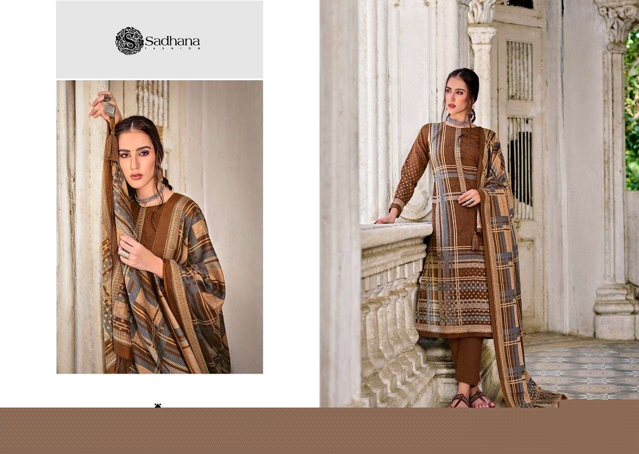 SAFIYAH BY SADHANA FASHION 10079 TO 10088 SERIES BEAUTIFUL STYLISH SHARARA SUITS FANCY COLORFUL CASUAL WEAR & ETHNIC WEAR & READY TO WEAR PURE PASHMINA PRINTED DRESSES AT WHOLESALE PRICE
