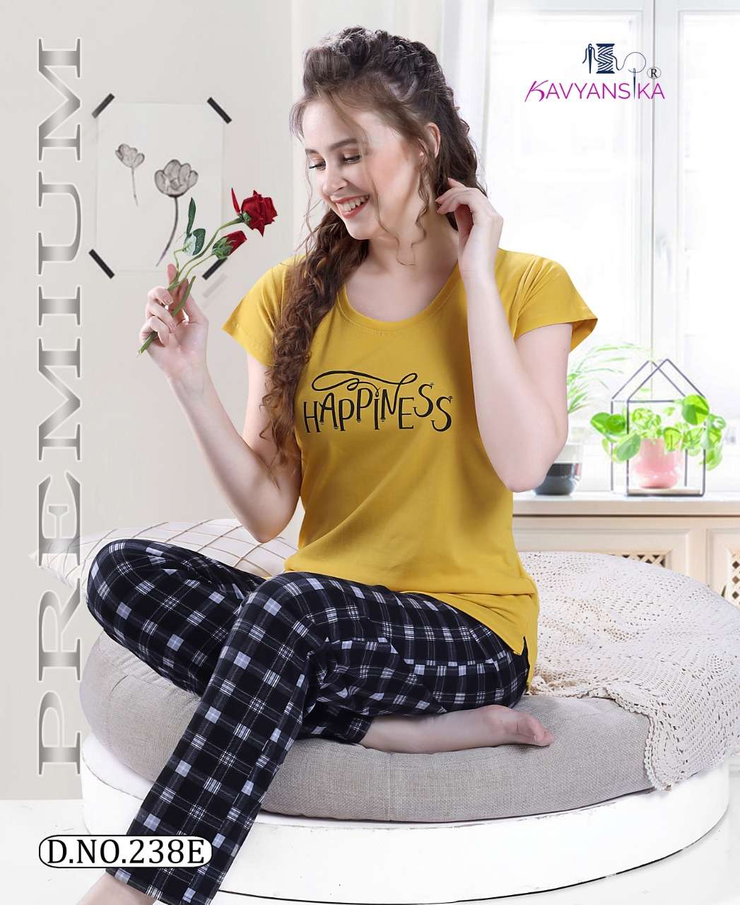 FULL PYJAMA VOL-238 BY KAVYANSHIKA BEAUTIFUL STYLISH FANCY COLORFUL CASUAL WEAR & ETHNIC WEAR COTTON HOSIERY NIGHT SUITS AT WHOLESALE PRICE
