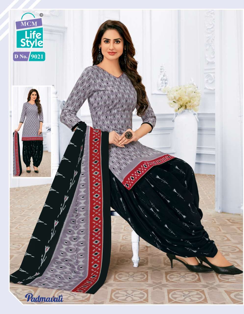 PADMAWATI VOL-2 BY MCM LIFESTYLE 9018 TO 9032 SERIES BEAUTIFUL SUITS COLORFUL STYLISH FANCY CASUAL WEAR & ETHNIC WEAR BANDHANI PRINT DRESSES AT WHOLESALE PRICE
