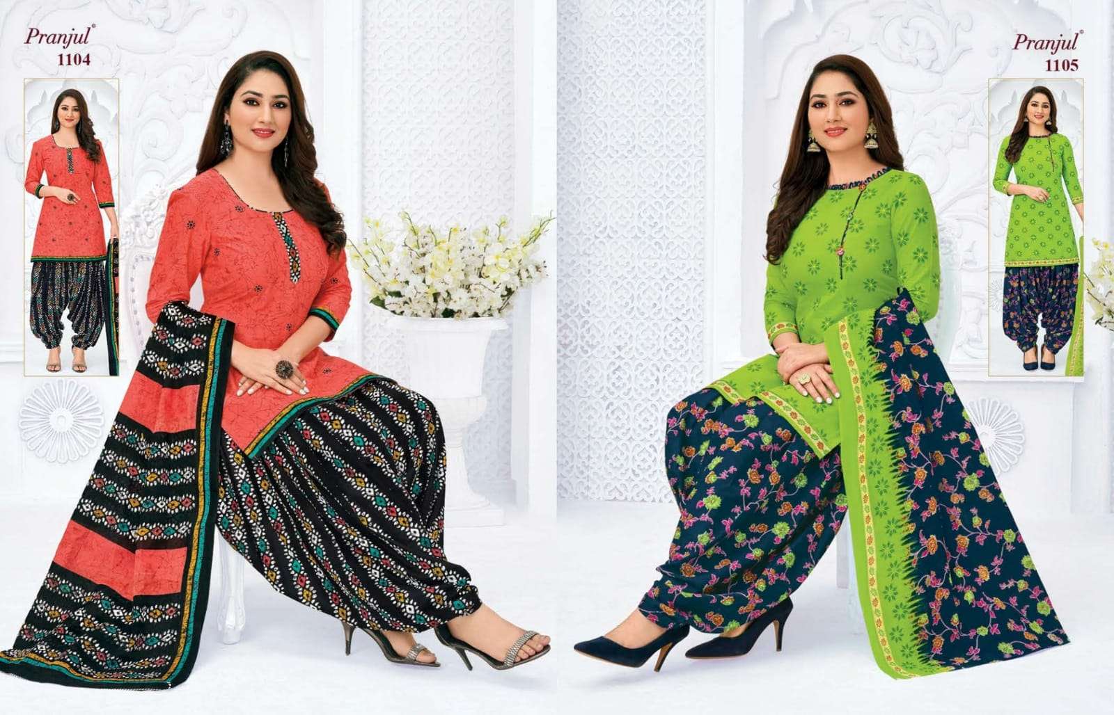 PRIYANKA VOL-11 BY PRANJUL 1101 TO 1136 SERIES BEAUTIFUL SUITS STYLISH FANCY COLORFUL CASUAL WEAR & ETHNIC WEAR PURE COTTON PRINTED DRESSES AT WHOLESALE PRICE