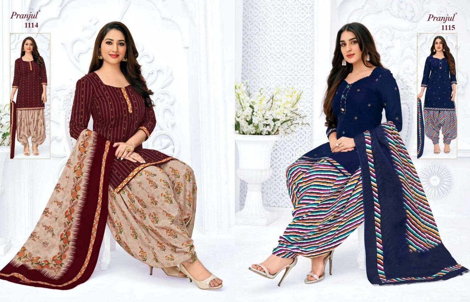 PRIYANKA VOL-11 BY PRANJUL 1101 TO 1136 SERIES BEAUTIFUL SUITS STYLISH FANCY COLORFUL CASUAL WEAR & ETHNIC WEAR PURE COTTON PRINTED DRESSES AT WHOLESALE PRICE