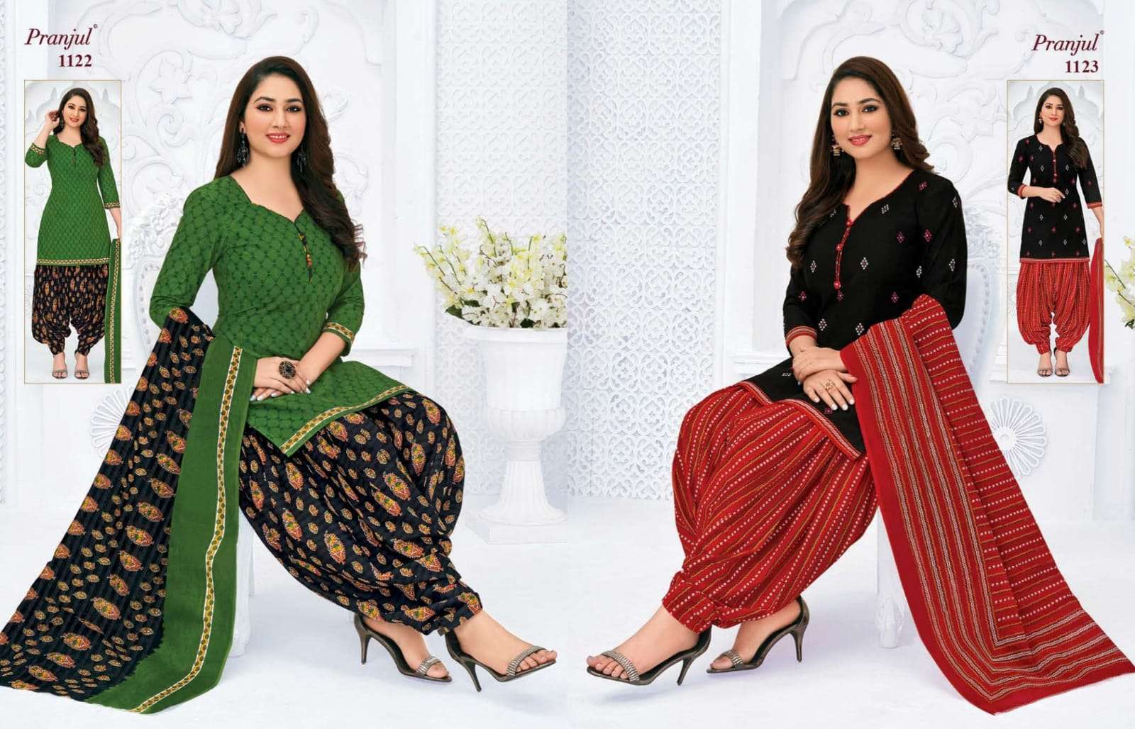 PRIYANKA VOL-11 BY PRANJUL 1101 TO 1136 SERIES BEAUTIFUL SUITS STYLISH FANCY COLORFUL CASUAL WEAR & ETHNIC WEAR PURE COTTON PRINTED DRESSES AT WHOLESALE PRICE