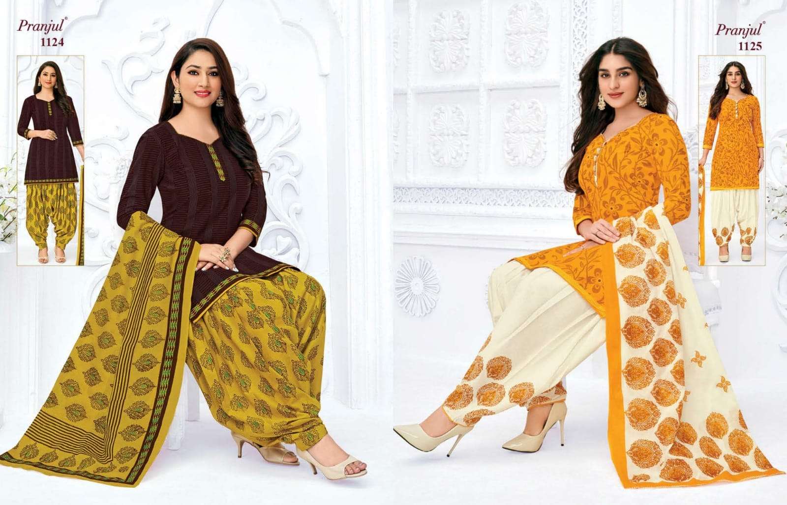 PRIYANKA VOL-11 BY PRANJUL 1101 TO 1136 SERIES BEAUTIFUL SUITS STYLISH FANCY COLORFUL CASUAL WEAR & ETHNIC WEAR PURE COTTON PRINTED DRESSES AT WHOLESALE PRICE