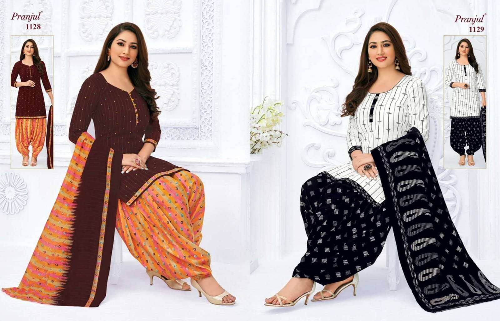 PRIYANKA VOL-11 BY PRANJUL 1101 TO 1136 SERIES BEAUTIFUL SUITS STYLISH FANCY COLORFUL CASUAL WEAR & ETHNIC WEAR PURE COTTON PRINTED DRESSES AT WHOLESALE PRICE