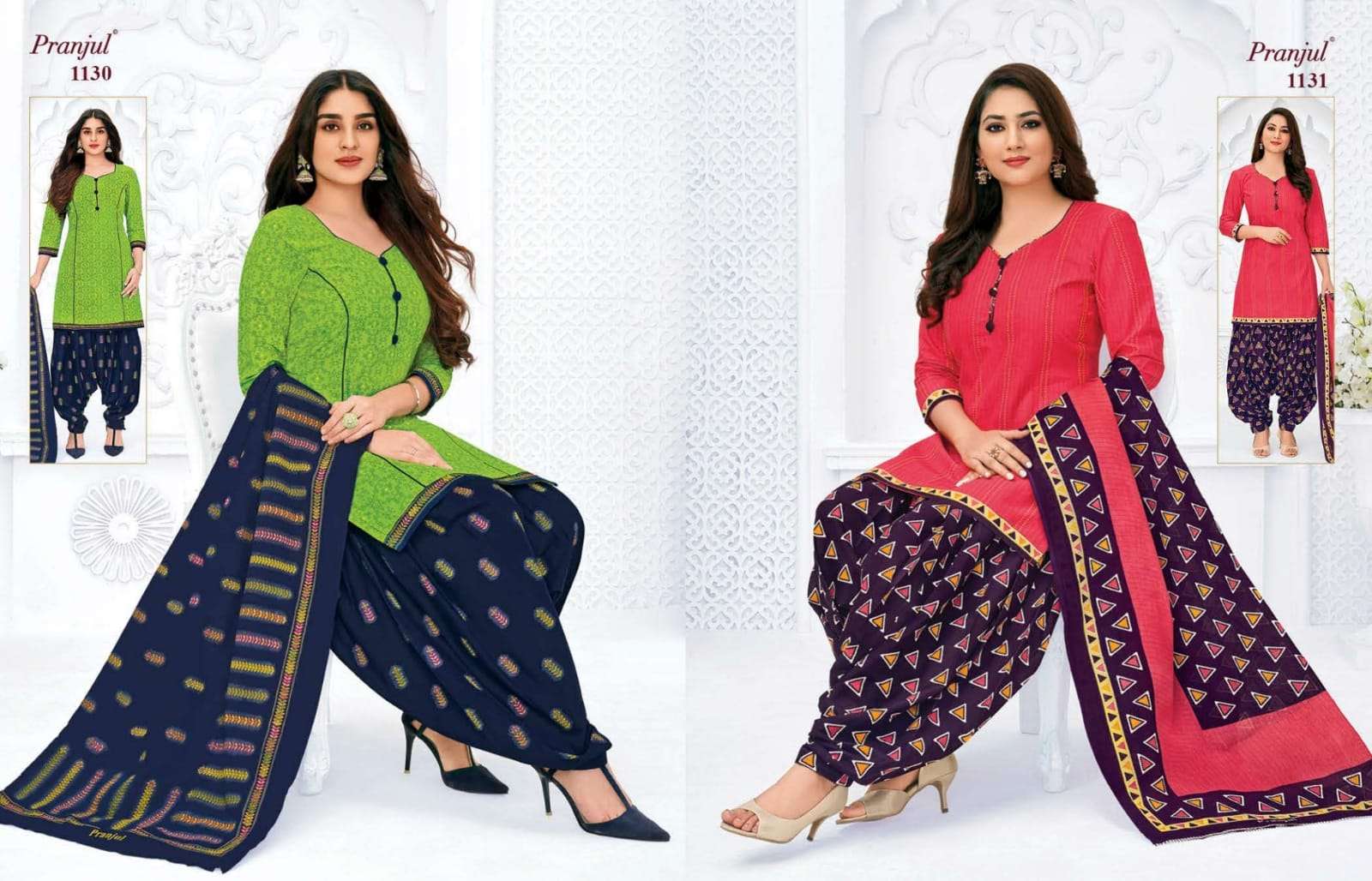 PRIYANKA VOL-11 BY PRANJUL 1101 TO 1136 SERIES BEAUTIFUL SUITS STYLISH FANCY COLORFUL CASUAL WEAR & ETHNIC WEAR PURE COTTON PRINTED DRESSES AT WHOLESALE PRICE