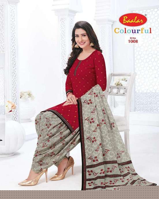 COLOURFUL VOL-10 REMIX BY BAALAR BEAUTIFUL STYLISH SUITS FANCY COLORFUL CASUAL WEAR & ETHNIC WEAR & READY TO WEAR PURE COTTON DRESSES AT WHOLESALE PRICE