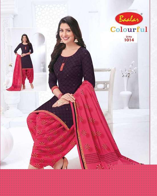 COLOURFUL VOL-10 REMIX BY BAALAR BEAUTIFUL STYLISH SUITS FANCY COLORFUL CASUAL WEAR & ETHNIC WEAR & READY TO WEAR PURE COTTON DRESSES AT WHOLESALE PRICE