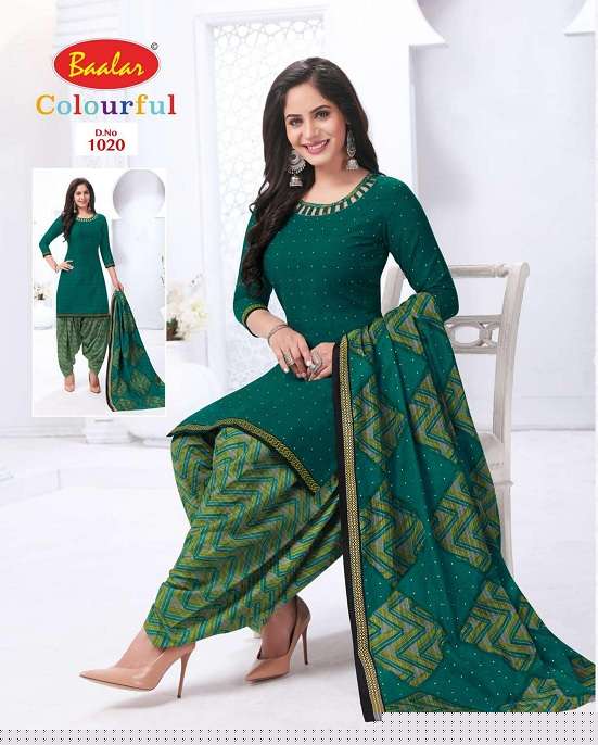 COLOURFUL VOL-10 REMIX BY BAALAR BEAUTIFUL STYLISH SUITS FANCY COLORFUL CASUAL WEAR & ETHNIC WEAR & READY TO WEAR PURE COTTON DRESSES AT WHOLESALE PRICE
