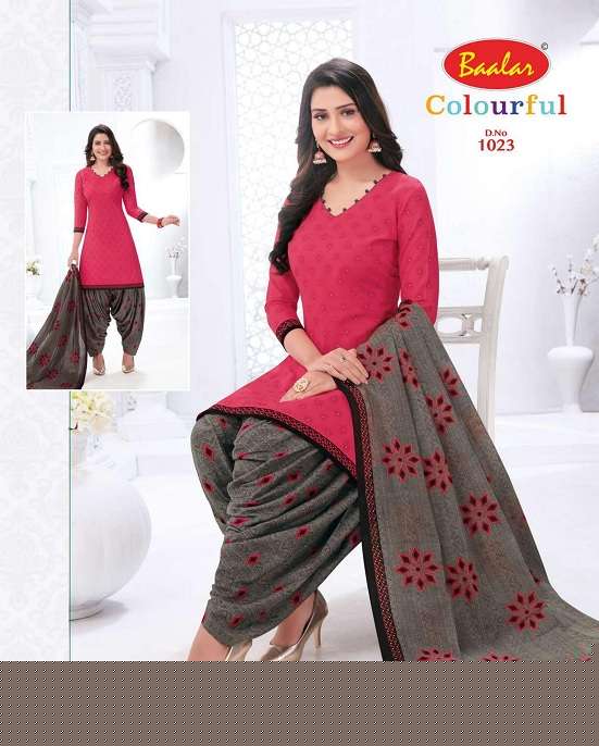 COLOURFUL VOL-10 REMIX BY BAALAR BEAUTIFUL STYLISH SUITS FANCY COLORFUL CASUAL WEAR & ETHNIC WEAR & READY TO WEAR PURE COTTON DRESSES AT WHOLESALE PRICE