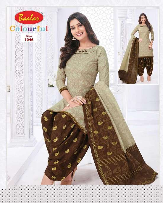 COLOURFUL VOL-10 REMIX BY BAALAR BEAUTIFUL STYLISH SUITS FANCY COLORFUL CASUAL WEAR & ETHNIC WEAR & READY TO WEAR PURE COTTON DRESSES AT WHOLESALE PRICE