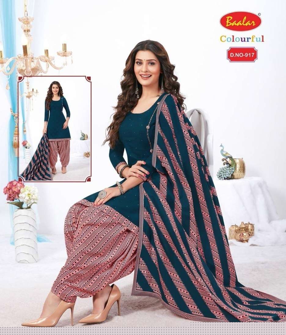 COLOURFUL VOL-10 REMIX BY BAALAR BEAUTIFUL STYLISH SUITS FANCY COLORFUL CASUAL WEAR & ETHNIC WEAR & READY TO WEAR PURE COTTON DRESSES AT WHOLESALE PRICE