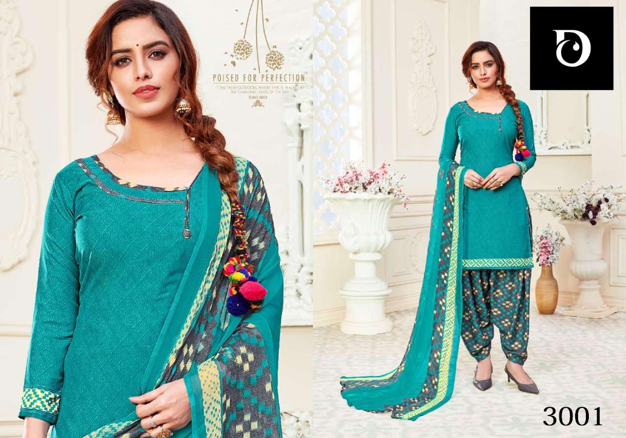 TITANIUM VOL-3 BY DC TRENDZ 3001 TO 3016 SERIES BEAUTIFUL SUITS COLORFUL STYLISH FANCY CASUAL WEAR & ETHNIC WEAR CREPE DRESSES AT WHOLESALE PRICE