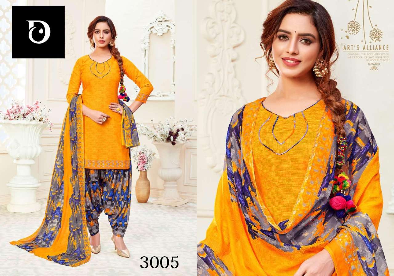 TITANIUM VOL-3 BY DC TRENDZ 3001 TO 3016 SERIES BEAUTIFUL SUITS COLORFUL STYLISH FANCY CASUAL WEAR & ETHNIC WEAR CREPE DRESSES AT WHOLESALE PRICE