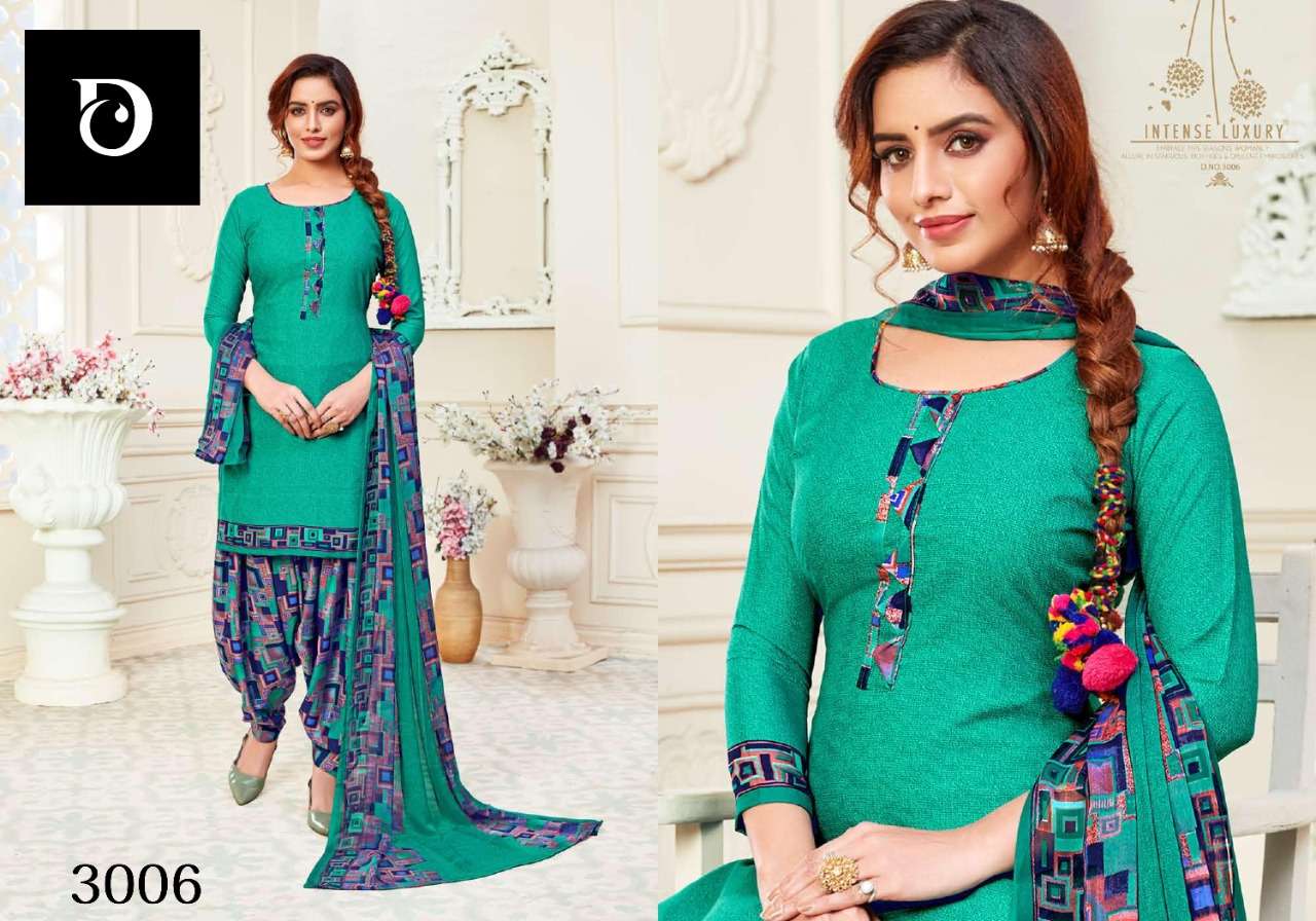 TITANIUM VOL-3 BY DC TRENDZ 3001 TO 3016 SERIES BEAUTIFUL SUITS COLORFUL STYLISH FANCY CASUAL WEAR & ETHNIC WEAR CREPE DRESSES AT WHOLESALE PRICE