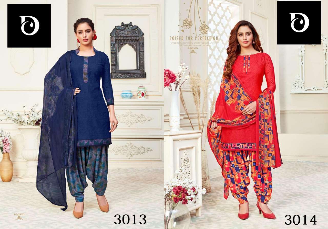 TITANIUM VOL-3 BY DC TRENDZ 3001 TO 3016 SERIES BEAUTIFUL SUITS COLORFUL STYLISH FANCY CASUAL WEAR & ETHNIC WEAR CREPE DRESSES AT WHOLESALE PRICE