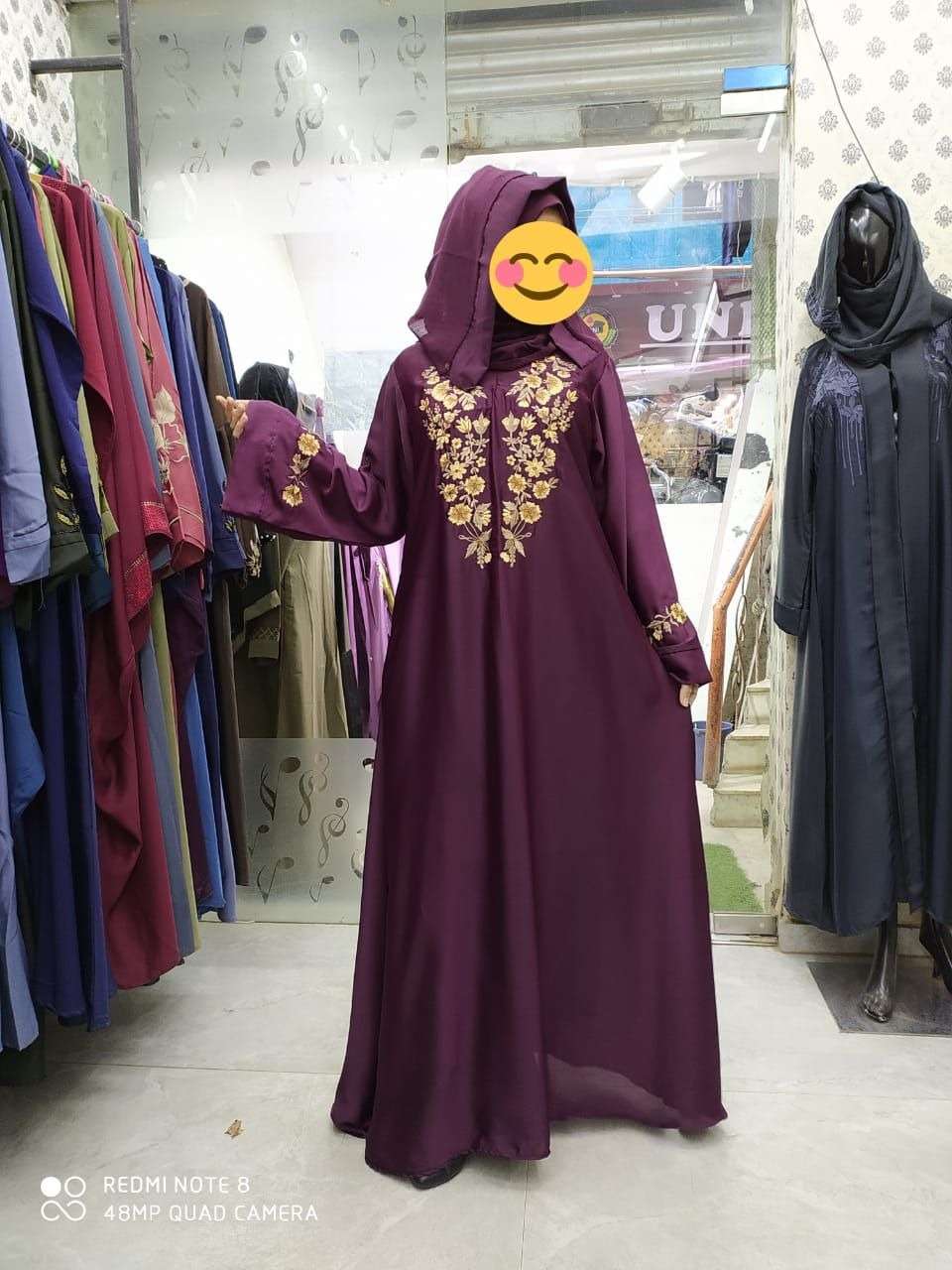 ALINE IRANI NECK BY FASHID WHOLESALE 01 TO 08 SERIES BEAUTIFUL STYLISH FANCY COLORFUL CASUAL WEAR & ETHNIC WEAR FANCY BURQA AT WHOLESALE PRICE