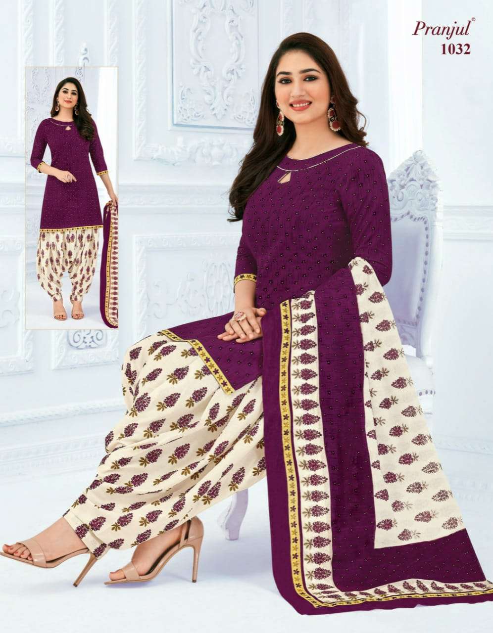 PRIYANKA VOL-10 NX BY PRANJUL BEAUTIFUL SUITS STYLISH FANCY COLORFUL CASUAL WEAR & ETHNIC WEAR PURE COTTON PRINTED DRESSES AT WHOLESALE PRICE