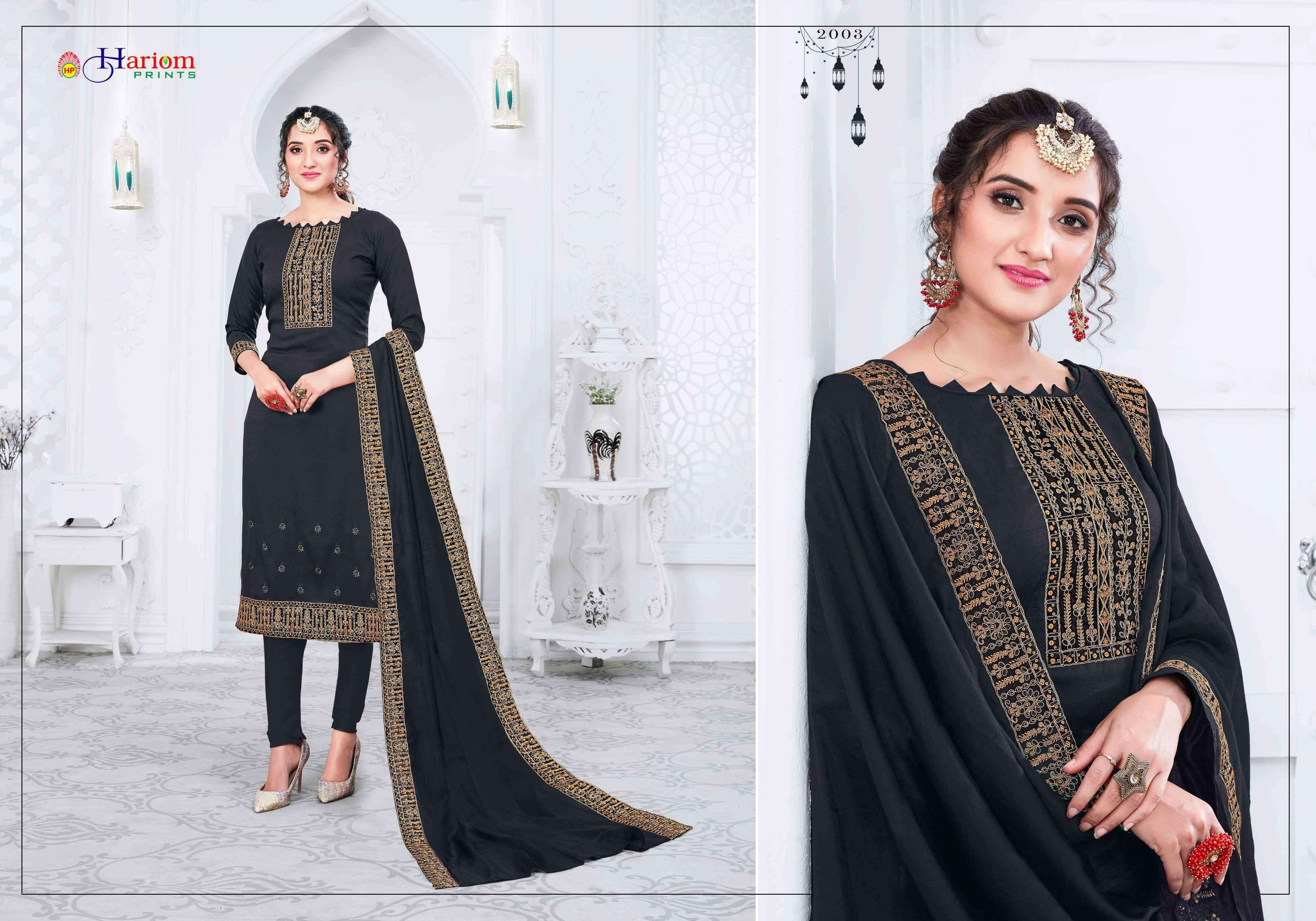REHNUMA BY HARIOM PRINTS 2001 TO 2006 SERIES BEAUTIFUL STYLISH SUITS FANCY COLORFUL CASUAL WEAR & ETHNIC WEAR & READY TO WEAR SOFT VISCOSE SLUB DRESSES AT WHOLESALE PRICE
