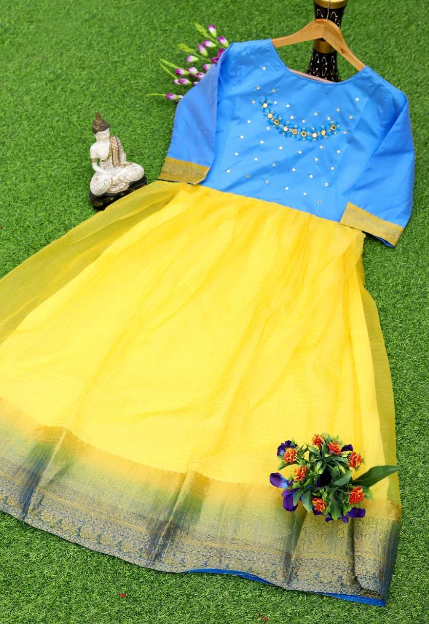 HOOR BY RAHUL NX 1001 TO 1008 SERIES BEAUTIFUL STYLISH FANCY COLORFUL CASUAL WEAR & ETHNIC WEAR PURE ORGANZA GOWNS AT WHOLESALE PRICE