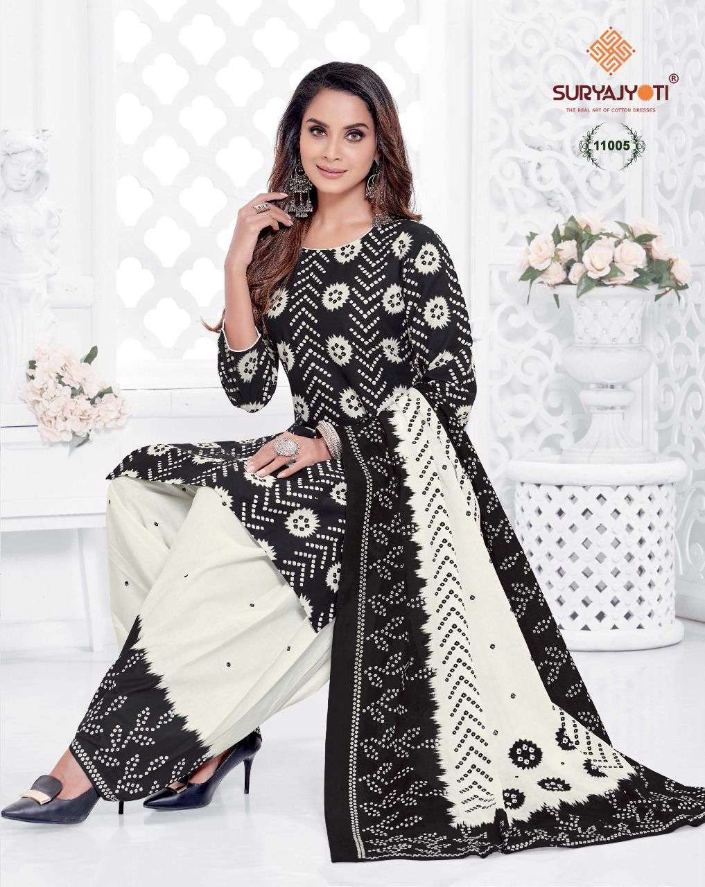 SUI DHAGA VOL-11 BY SURYAJYOTI 11001 TO 11030 SERIES BEAUTIFUL PATIYALA SUITS STYLISH FANCY COLORFUL PARTY WEAR & OCCASIONAL WEAR COTTON PRINT DRESSES AT WHOLESALE PRICE