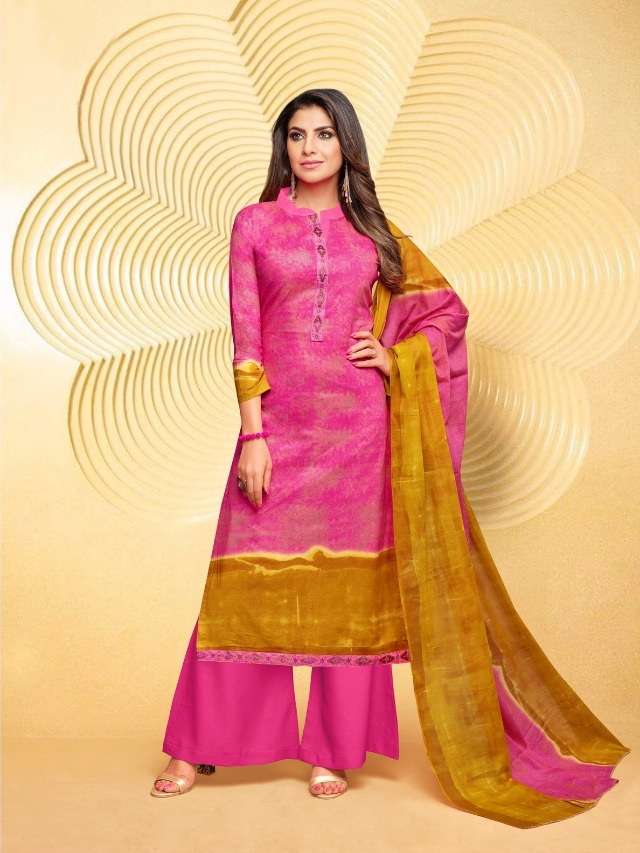 PARINITAA BY ANGROOP PLUS 009 TO 018 SERIES BEAUTIFUL STYLISH SUITS FANCY COLORFUL CASUAL WEAR & ETHNIC WEAR & READY TO WEAR PURE COTTON CAMBRIC DRESSES AT WHOLESALE PRICE