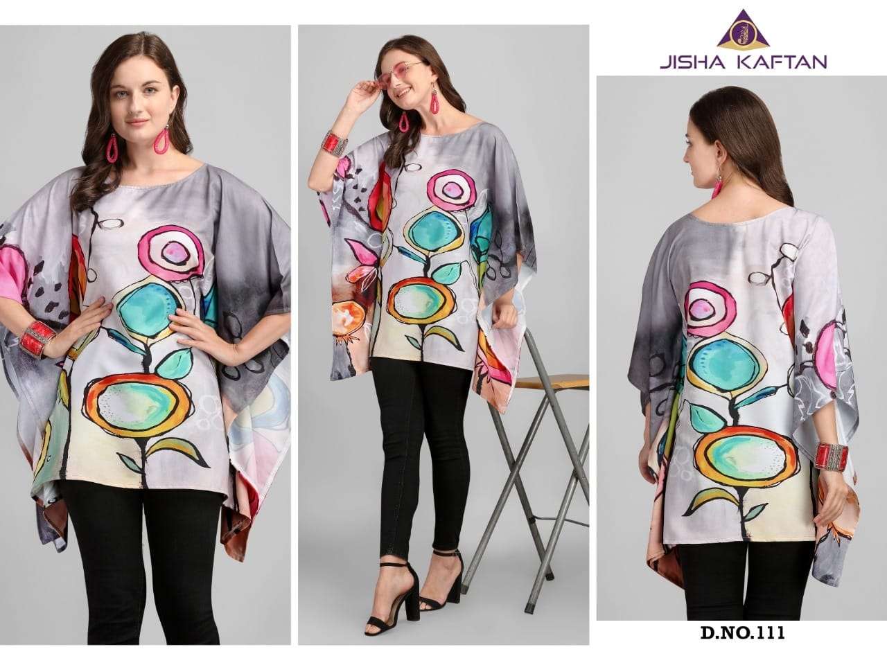 KAFTAN TUNICS VOL-2 BY JELITE 109 TO 116 SERIES BEAUTIFUL STYLISH FANCY COLORFUL CASUAL WEAR & ETHNIC WEAR HEAVY RAYON DIGITAL PRINT TOPS AT WHOLESALE PRICE