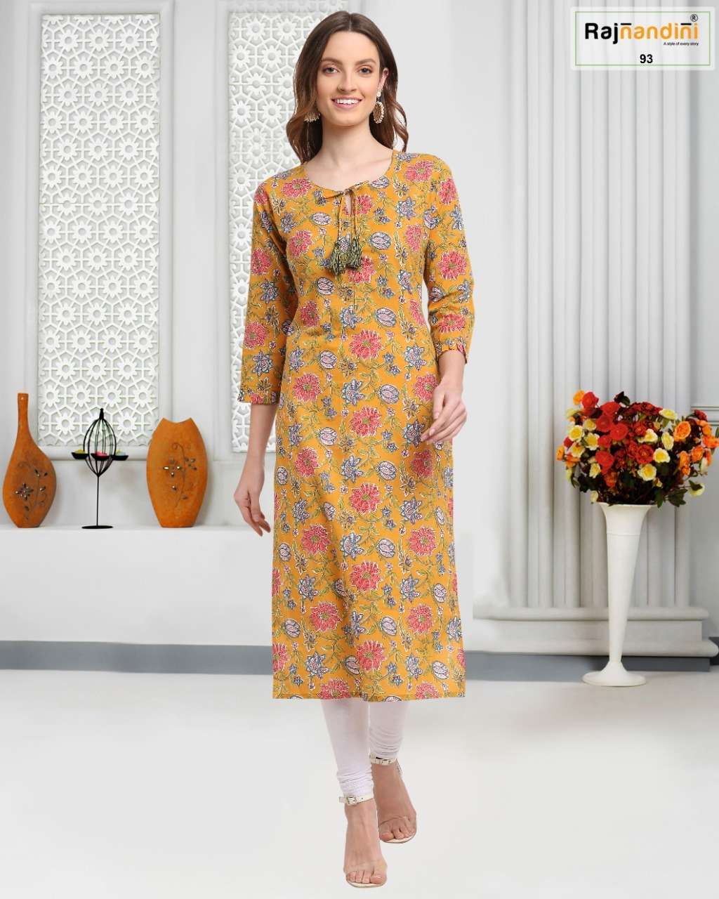 PRINT VOL-10 BY RAJNANDINI 1001 TO 1006 SERIES DESIGNER STYLISH FANCY COLORFUL BEAUTIFUL PARTY WEAR & ETHNIC WEAR COLLECTION PURE COTTON PRINT KURTIS AT WHOLESALE PRICE