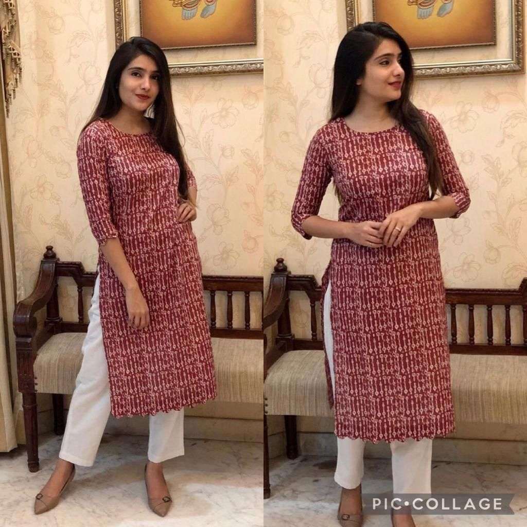 KURTI WITH PALAZZO VOL-9 BY KAAMIRI 901 TO 913 SERIES DESIGNER STYLISH FANCY COLORFUL BEAUTIFUL PARTY WEAR & ETHNIC WEAR COLLECTION COTTON KURTIS WITH BOTTOM AT WHOLESALE PRICE