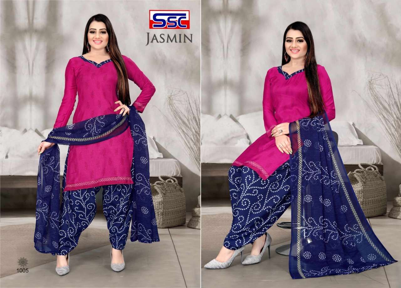JASMIN VOL-18 BY SHREE SHANTI CREATION 1001 TO 1012 SERIES BEAUTIFUL SUITS STYLISH FANCY COLORFUL PARTY WEAR & OCCASIONAL WEAR HEAVY MICRO PRINT DRESSES AT WHOLESALE PRICE