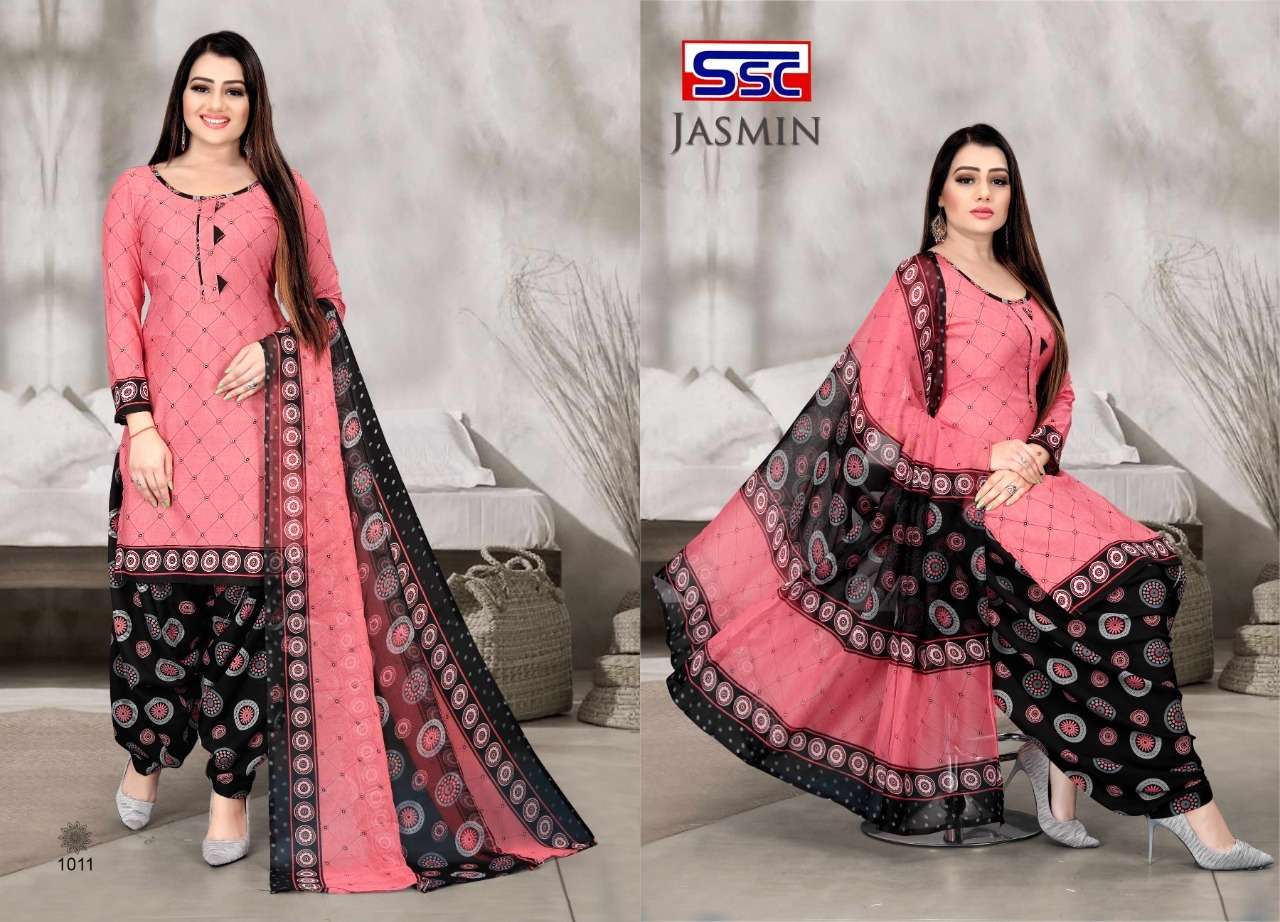 JASMIN VOL-18 BY SHREE SHANTI CREATION 1001 TO 1012 SERIES BEAUTIFUL SUITS STYLISH FANCY COLORFUL PARTY WEAR & OCCASIONAL WEAR HEAVY MICRO PRINT DRESSES AT WHOLESALE PRICE