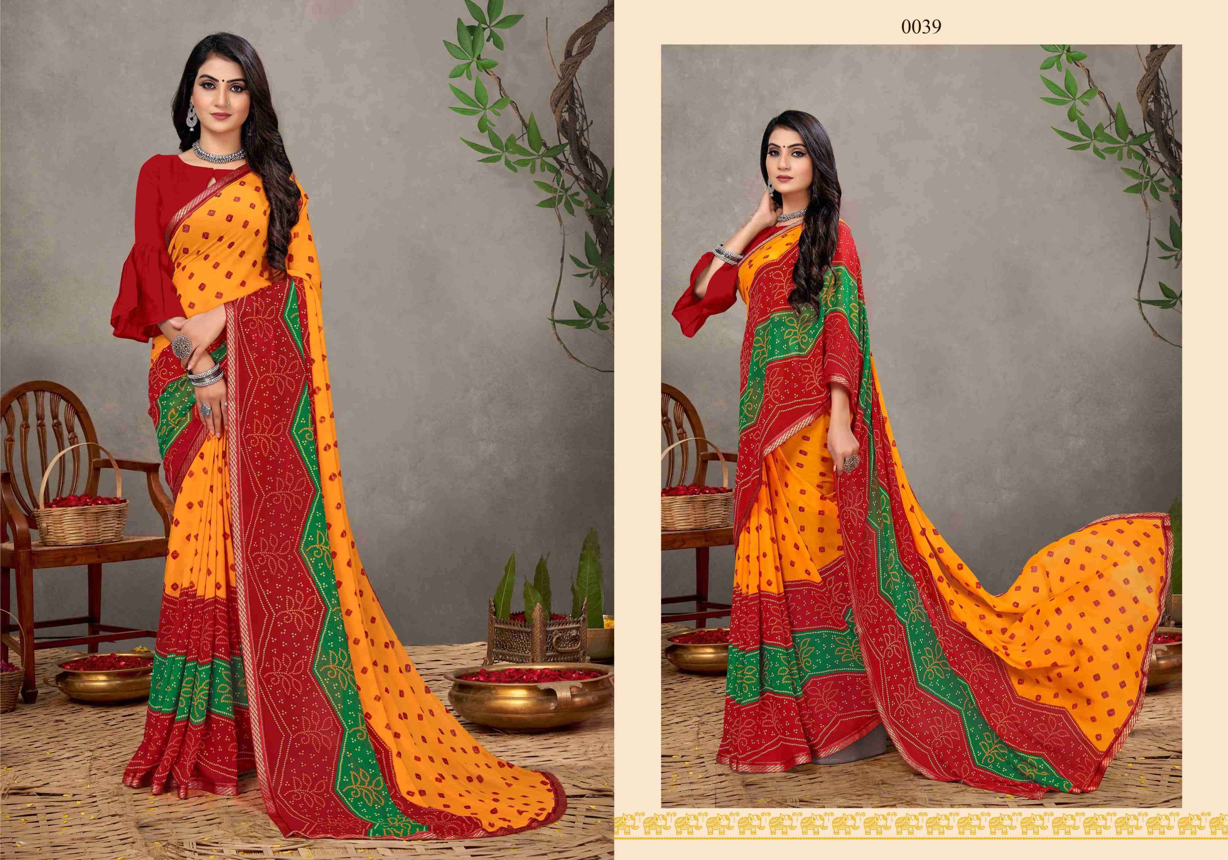 AARTI BY BARGAD INDIAN TRADITIONAL WEAR COLLECTION BEAUTIFUL STYLISH FANCY COLORFUL PARTY WEAR & OCCASIONAL WEAR WEIGHTLESS PRINT SAREES AT WHOLESALE PRICE