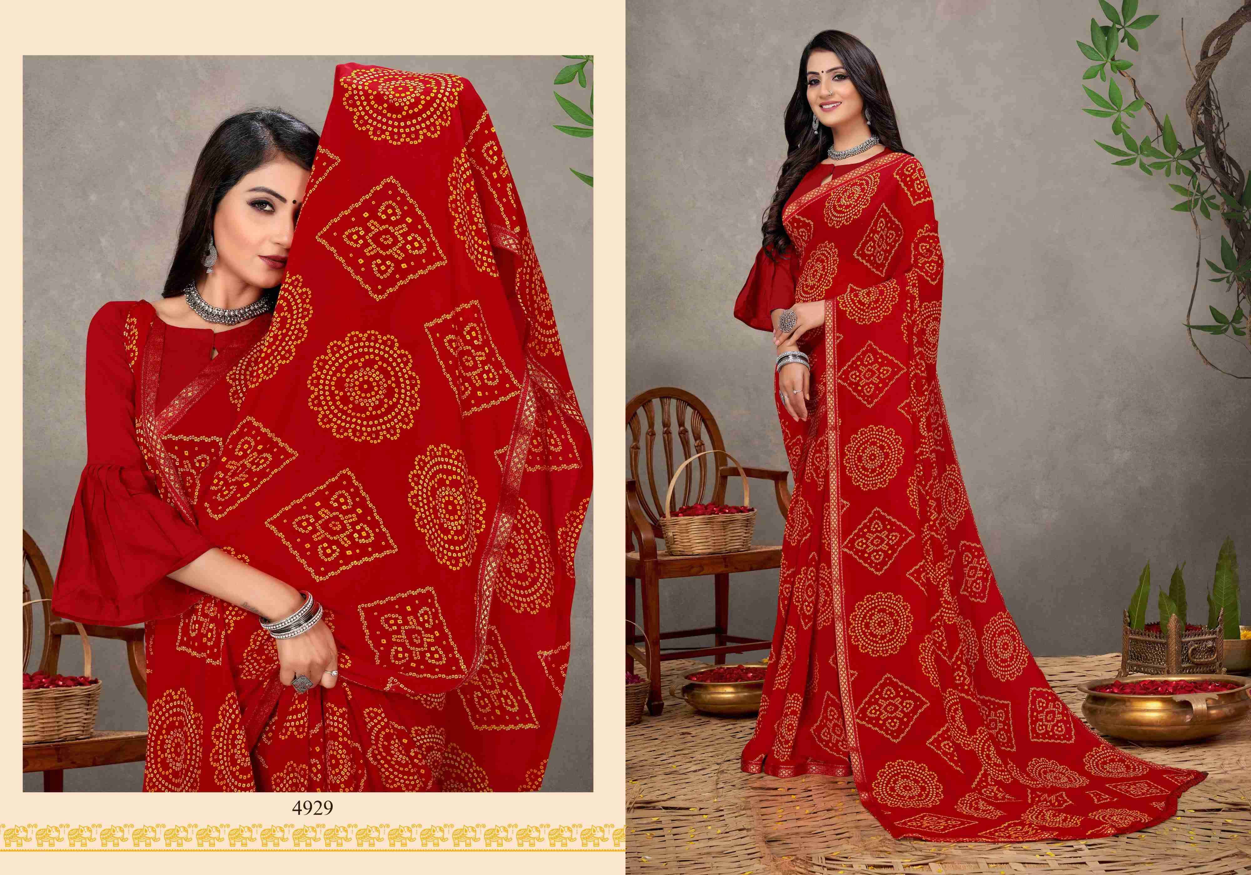 AARTI BY BARGAD INDIAN TRADITIONAL WEAR COLLECTION BEAUTIFUL STYLISH FANCY COLORFUL PARTY WEAR & OCCASIONAL WEAR WEIGHTLESS PRINT SAREES AT WHOLESALE PRICE