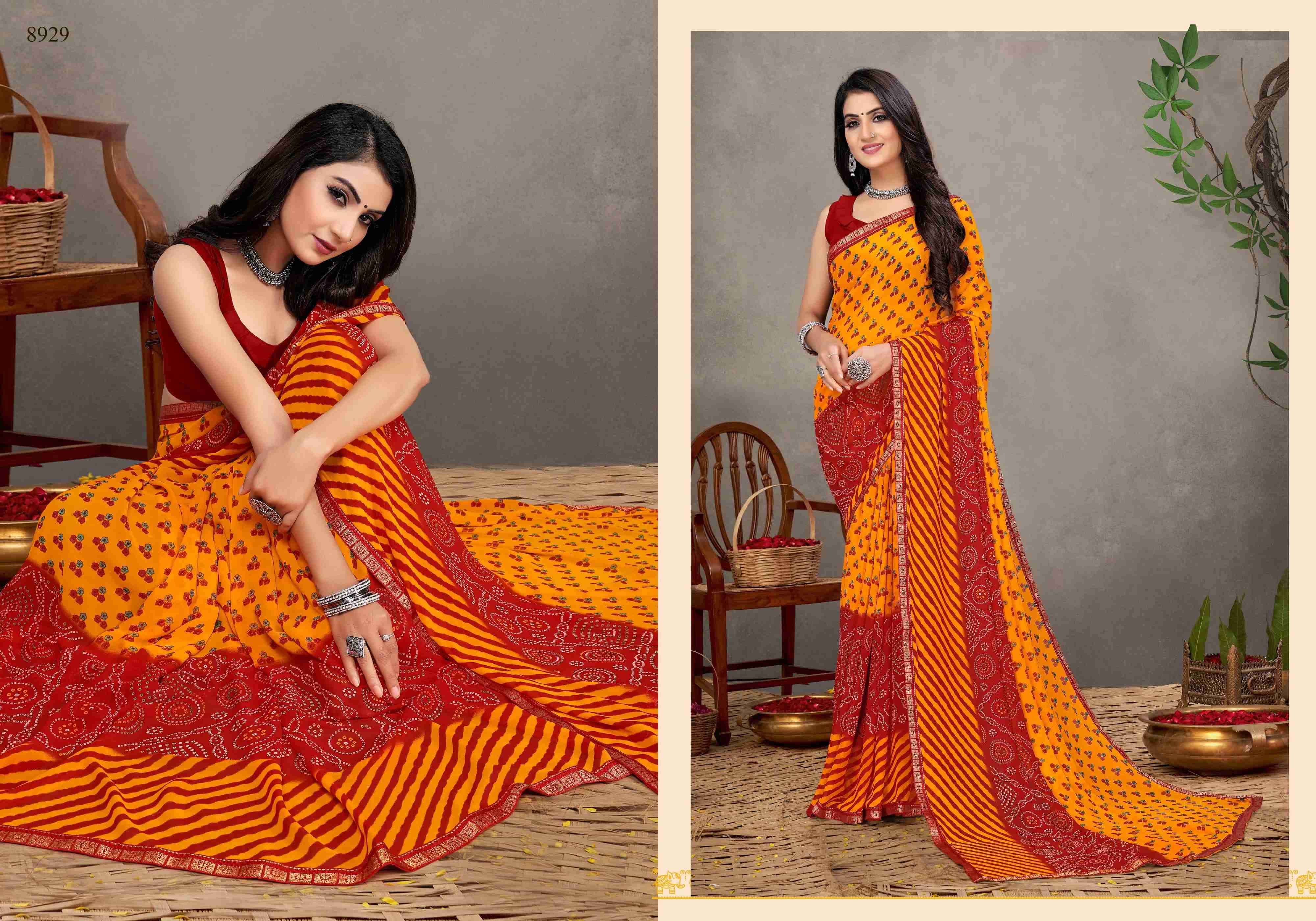 AARTI BY BARGAD INDIAN TRADITIONAL WEAR COLLECTION BEAUTIFUL STYLISH FANCY COLORFUL PARTY WEAR & OCCASIONAL WEAR WEIGHTLESS PRINT SAREES AT WHOLESALE PRICE
