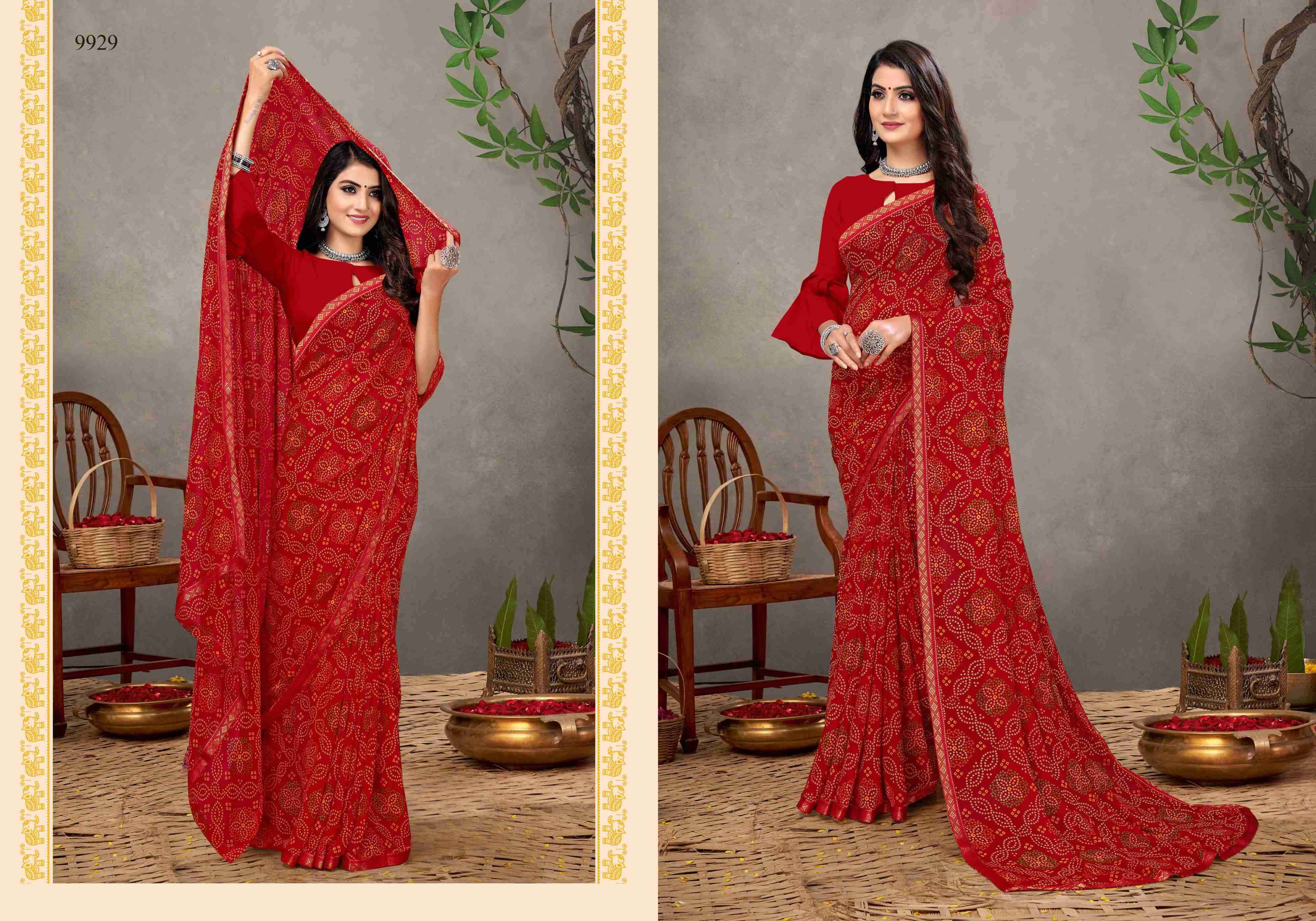 AARTI BY BARGAD INDIAN TRADITIONAL WEAR COLLECTION BEAUTIFUL STYLISH FANCY COLORFUL PARTY WEAR & OCCASIONAL WEAR WEIGHTLESS PRINT SAREES AT WHOLESALE PRICE