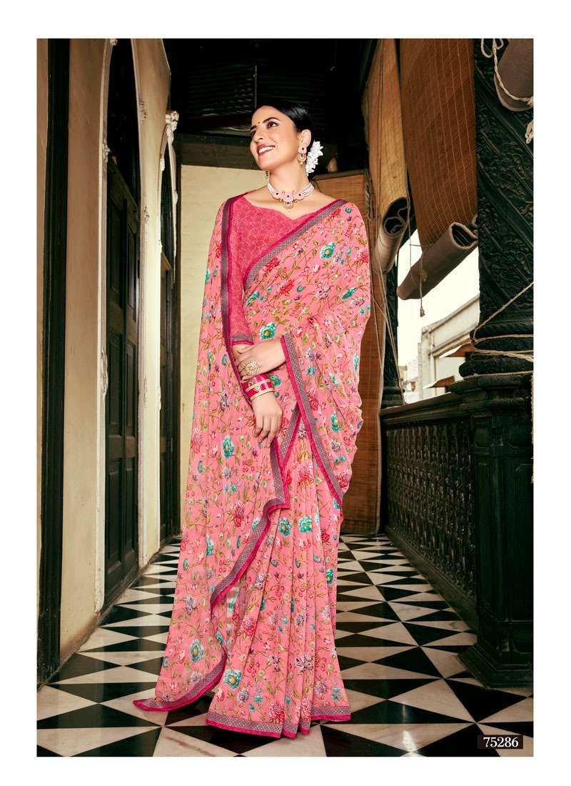RASHMI BY ANTRA 75281 TO 75290 SERIES INDIAN TRADITIONAL WEAR COLLECTION BEAUTIFUL STYLISH FANCY COLORFUL PARTY WEAR & OCCASIONAL WEAR WEIGHTLESS SAREES AT WHOLESALE PRICE