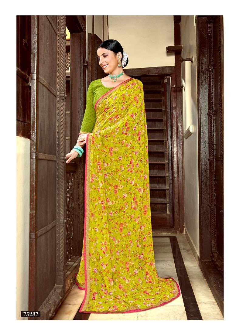 RASHMI BY ANTRA 75281 TO 75290 SERIES INDIAN TRADITIONAL WEAR COLLECTION BEAUTIFUL STYLISH FANCY COLORFUL PARTY WEAR & OCCASIONAL WEAR WEIGHTLESS SAREES AT WHOLESALE PRICE