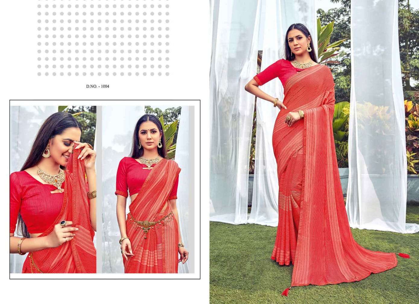 KAJAL BY AMARSATH PRINTS 1001 TO 1008 SERIES INDIAN TRADITIONAL WEAR COLLECTION BEAUTIFUL STYLISH FANCY COLORFUL PARTY WEAR & OCCASIONAL WEAR GEORGETTE PRINT SAREES AT WHOLESALE PRICE
