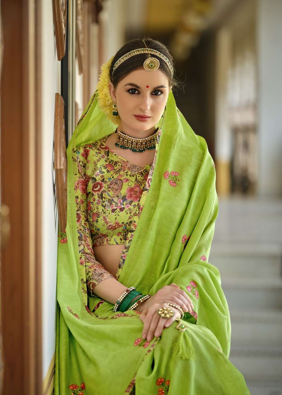 VIHANA BY TRIVENI 13151 TO 13158 SERIES INDIAN TRADITIONAL WEAR COLLECTION BEAUTIFUL STYLISH FANCY COLORFUL PARTY WEAR & OCCASIONAL WEAR LINEN COTTON SAREES AT WHOLESALE PRICE