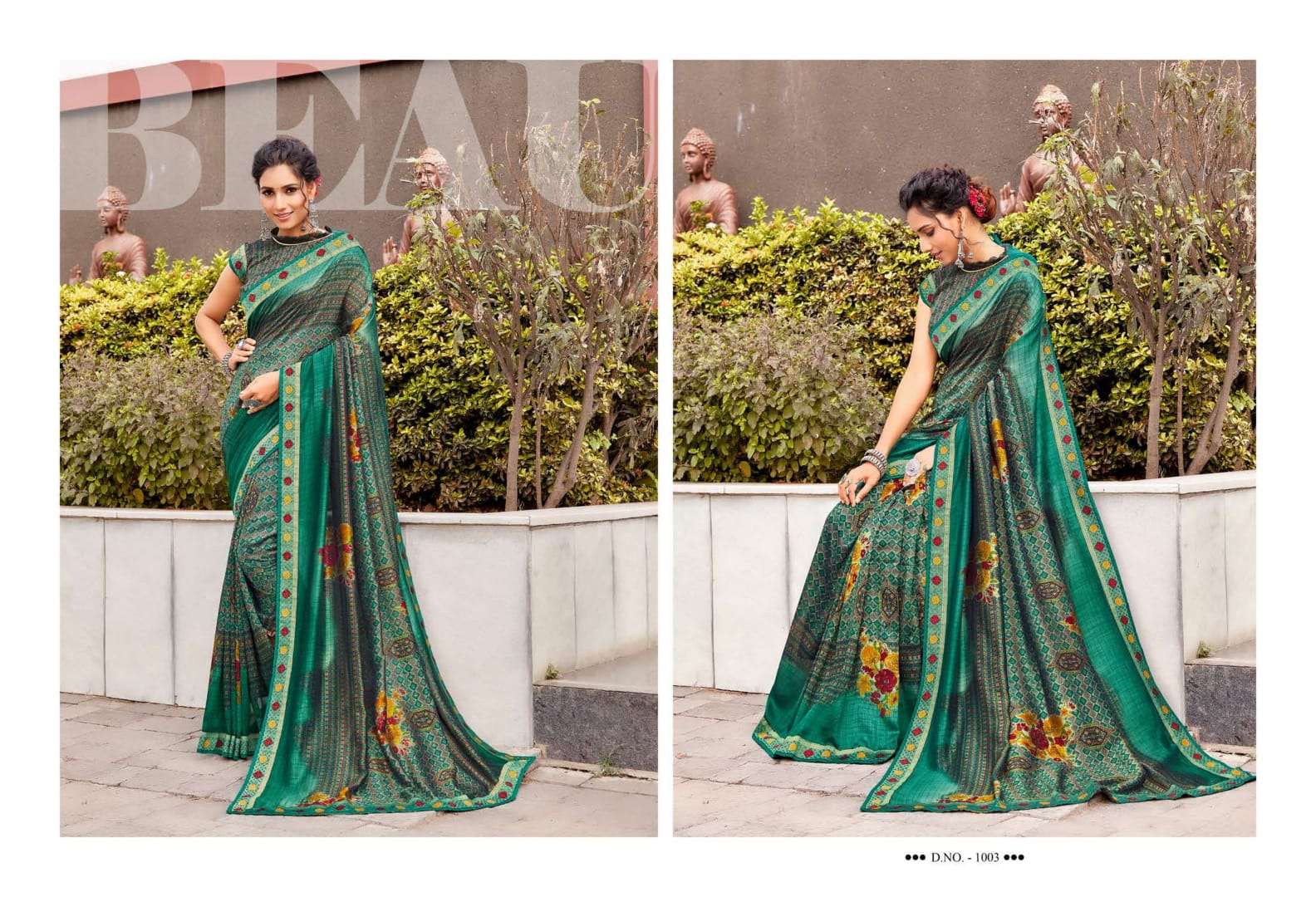 SIYA BY AMARSATH PRINTS 1001 TO 1012 SERIES INDIAN TRADITIONAL WEAR COLLECTION BEAUTIFUL STYLISH FANCY COLORFUL PARTY WEAR & OCCASIONAL WEAR GEORGETTE PRINT SAREES AT WHOLESALE PRICE