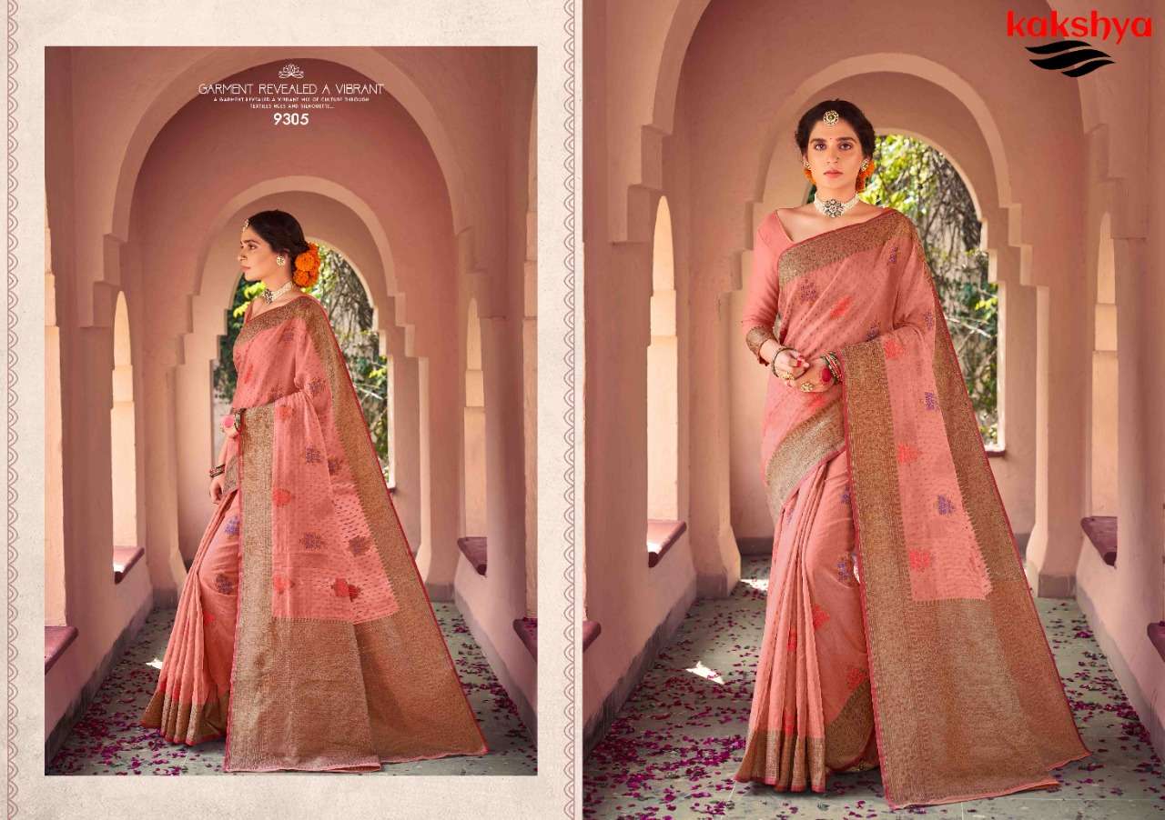 SONAM BY KAKSHYA 9301 TO 9306 SERIES INDIAN TRADITIONAL WEAR COLLECTION BEAUTIFUL STYLISH FANCY COLORFUL PARTY WEAR & OCCASIONAL WEAR SOFT COTTON SAREES AT WHOLESALE PRICE