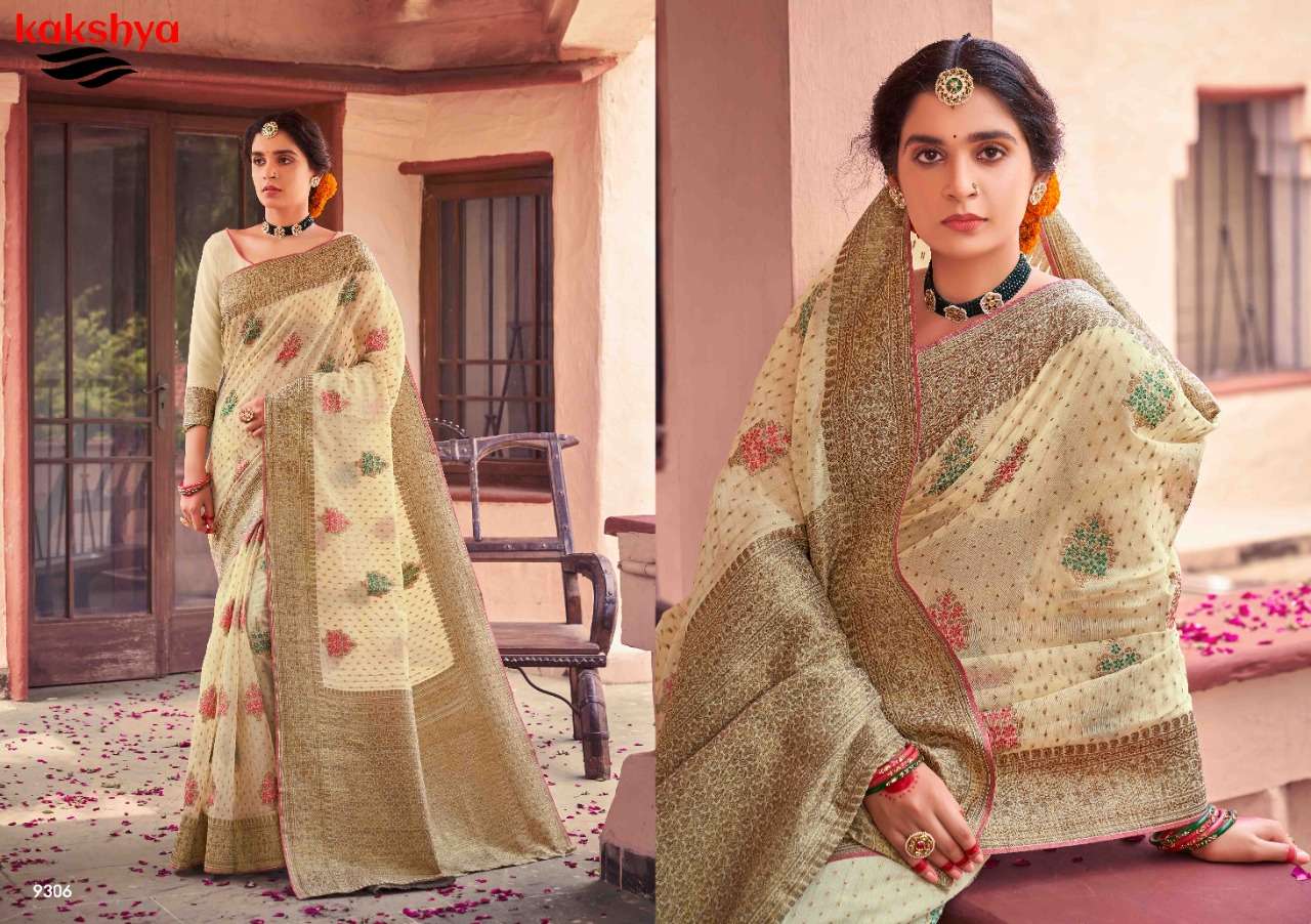 SONAM BY KAKSHYA 9301 TO 9306 SERIES INDIAN TRADITIONAL WEAR COLLECTION BEAUTIFUL STYLISH FANCY COLORFUL PARTY WEAR & OCCASIONAL WEAR SOFT COTTON SAREES AT WHOLESALE PRICE